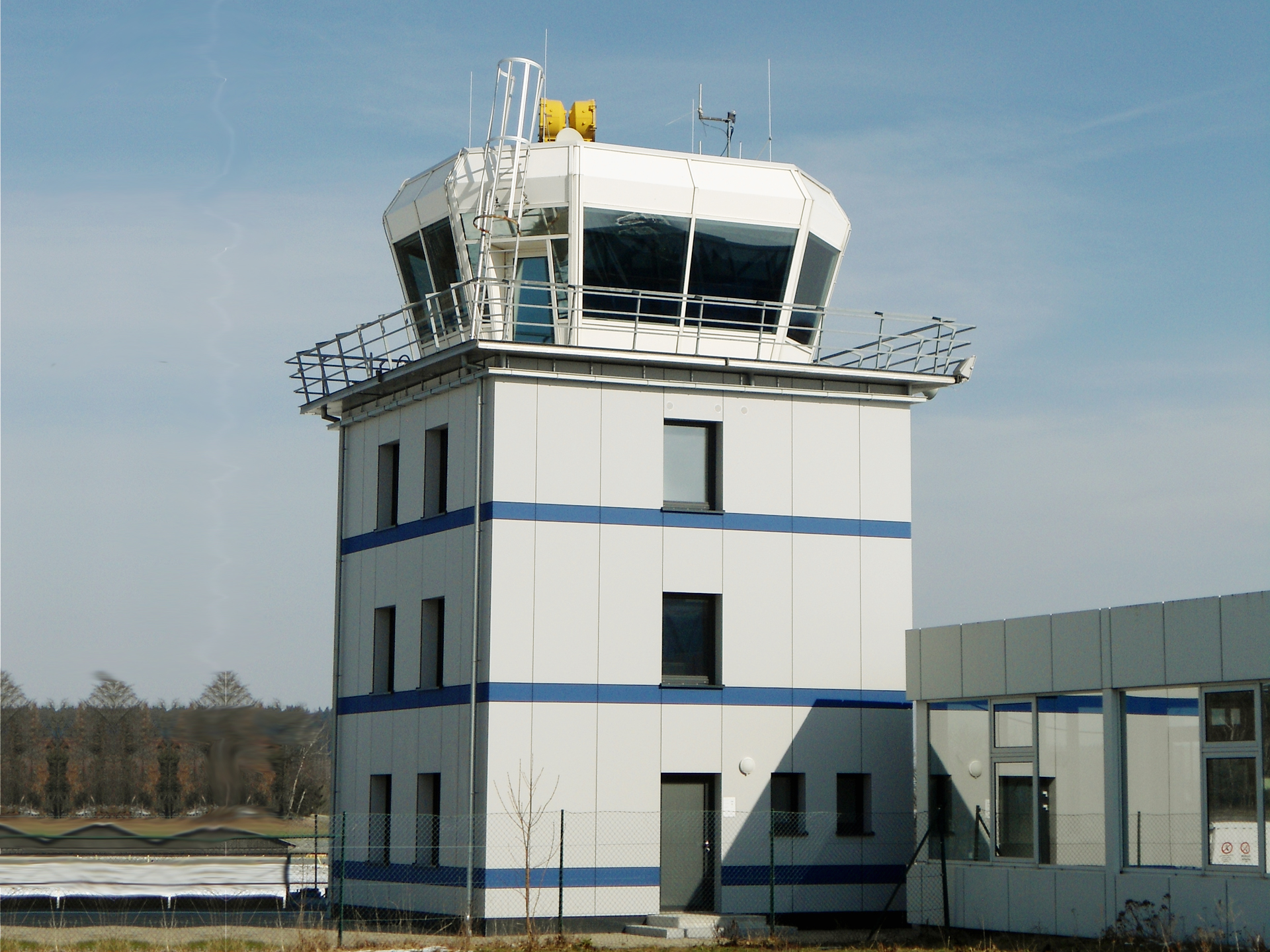 Tower Sanierung Flughafen Hof Plauen